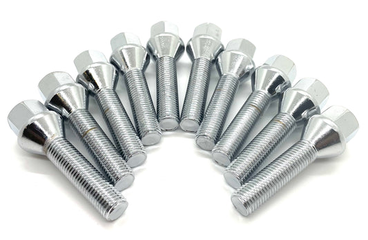 12x1.5 Wheel Bolts, Conical Seat