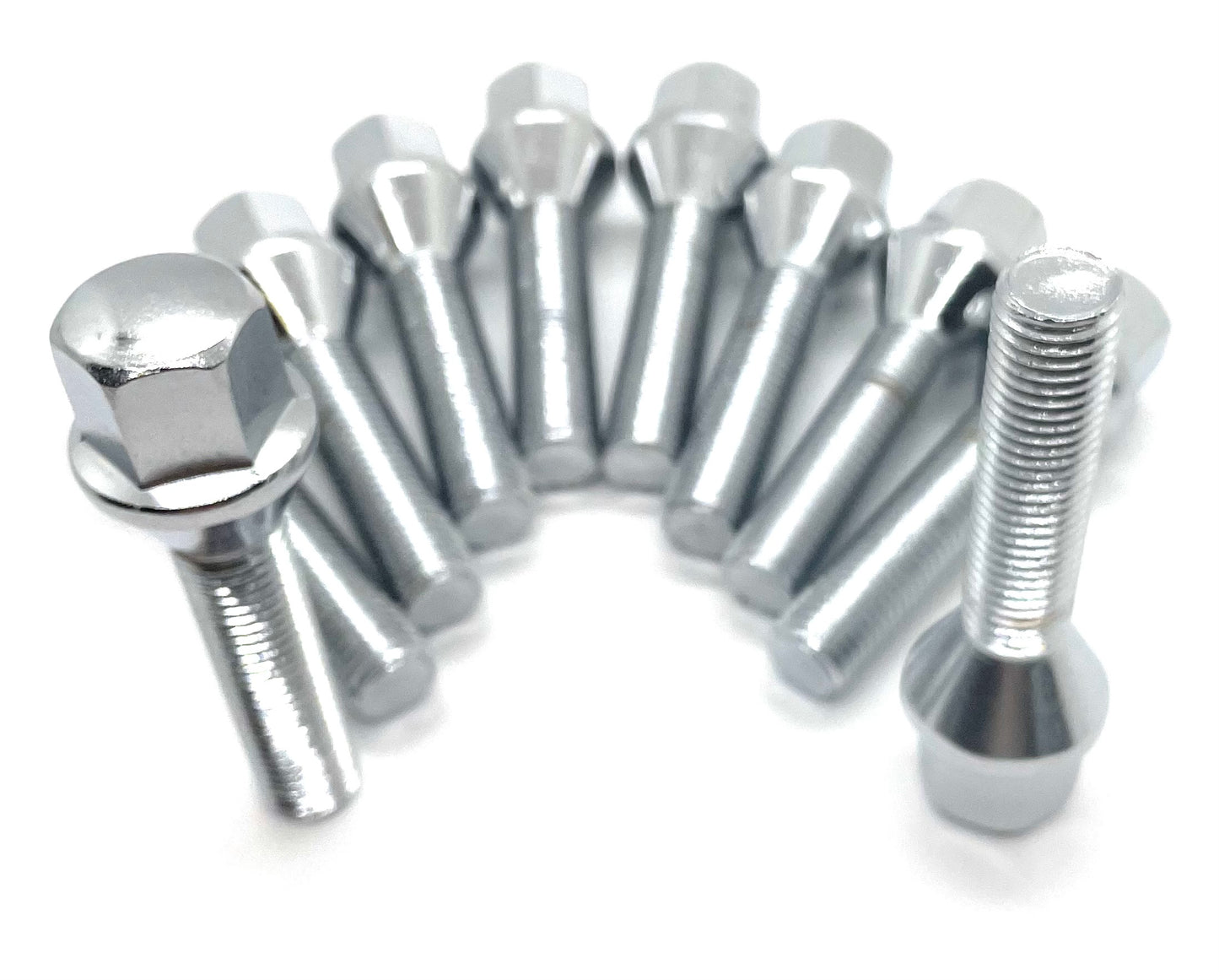 12x1.5 Wheel Bolts, Conical Seat