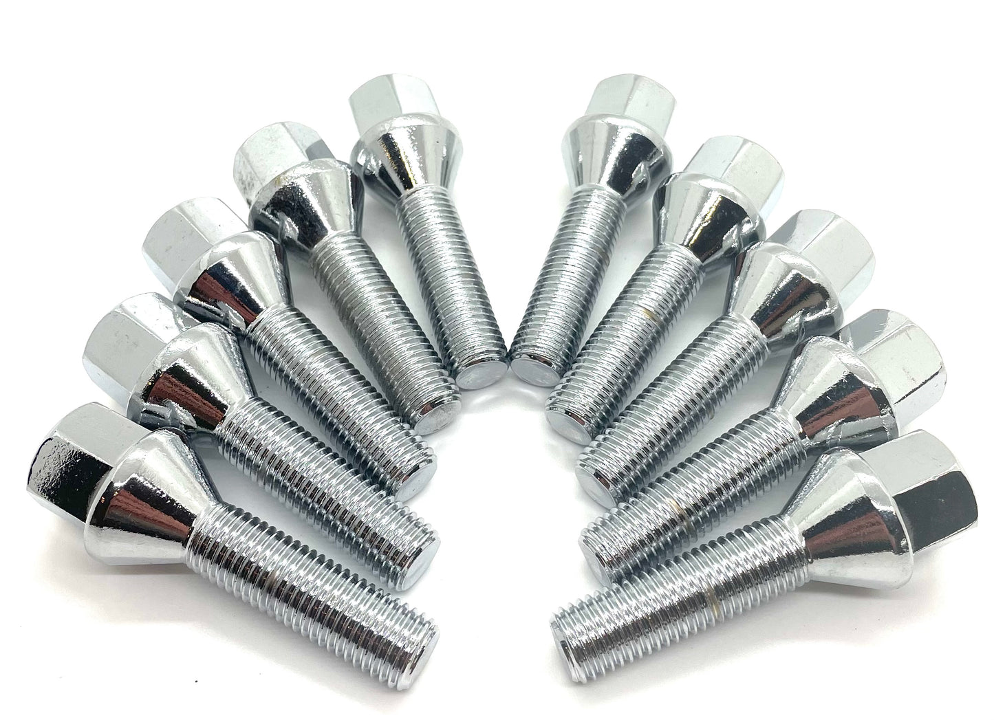12x1.5 Wheel Bolts, Conical Seat