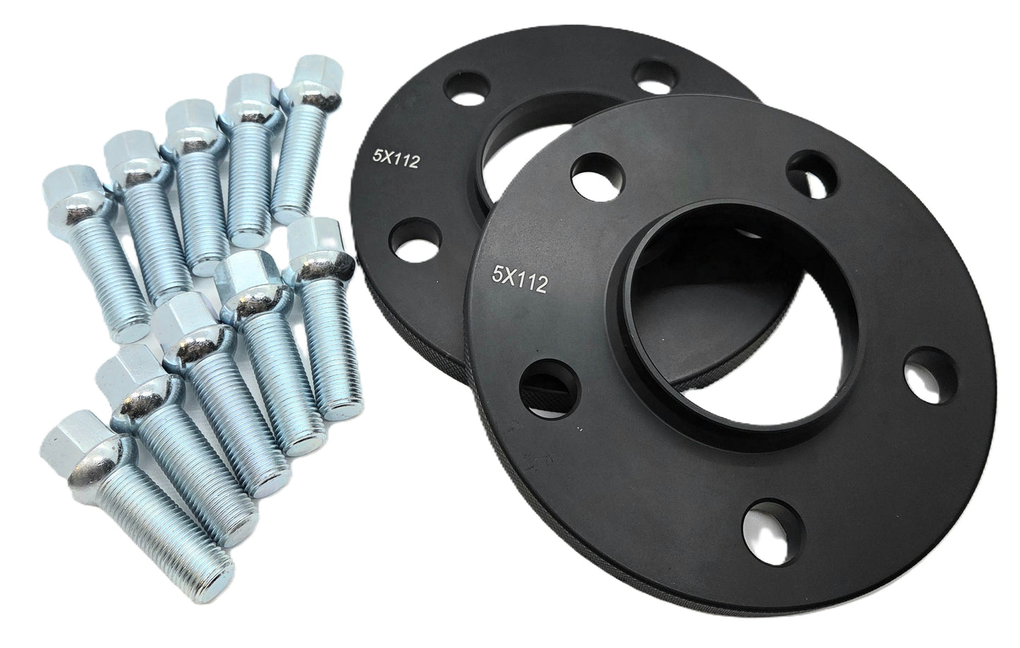 66.6 - 5x112 Hubcentric Wheel Spacers