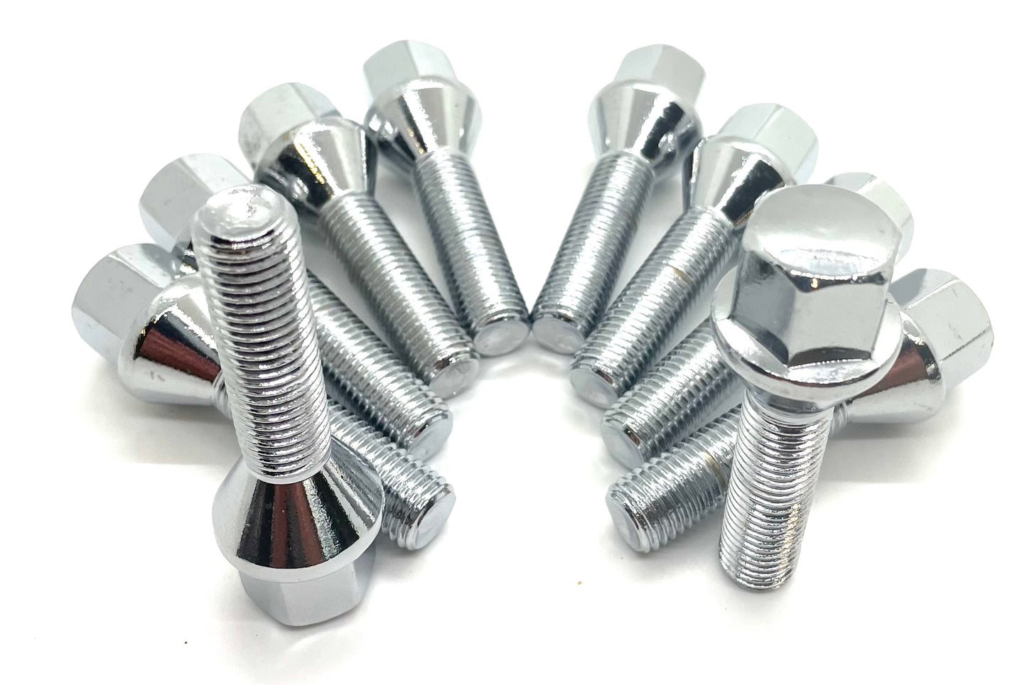 12x1.5 Wheel Bolts, Conical Seat