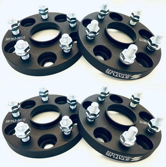 5x114.3 to 5x112 - 20mm Wheel PCD Adapters