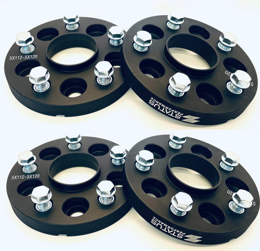 5x112 to 5x120 - 20mm Wheel PCD Adapters