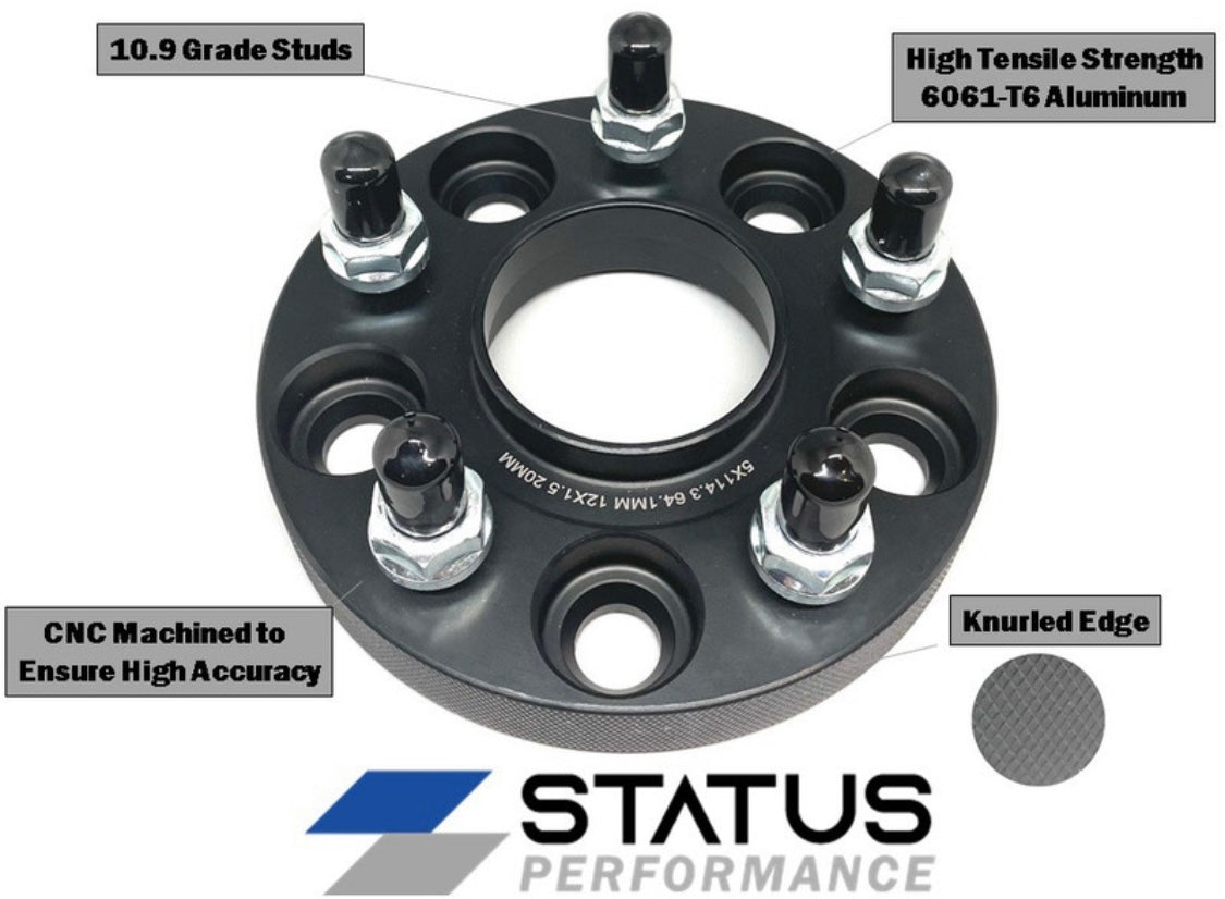 60.1 - 5x114.3 - 20mm Hub Centric Wheel Spacers (Toyota / Lexus)