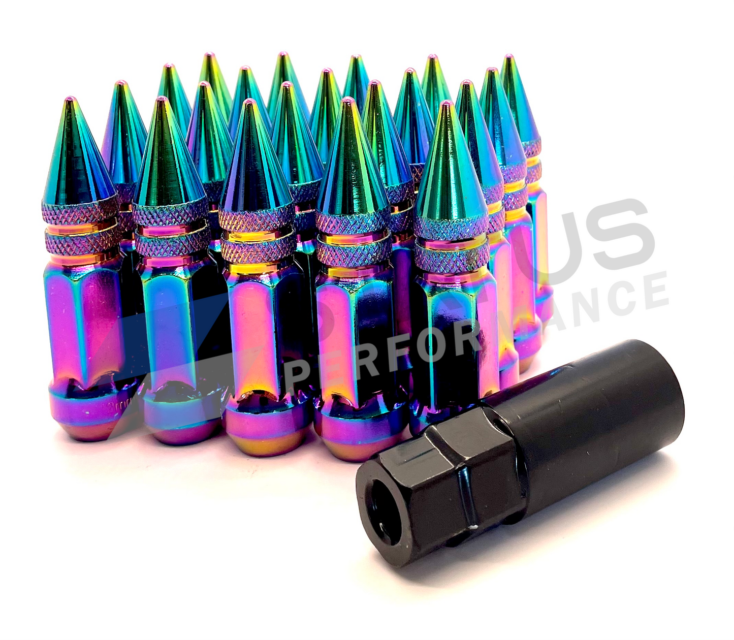 Spiked 12x1.5 Lug Nuts - Steel - 48mm